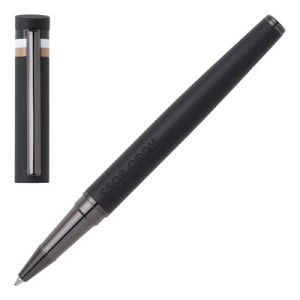 Rollerball pen Loop Black Iconic - Reklamnepredmety