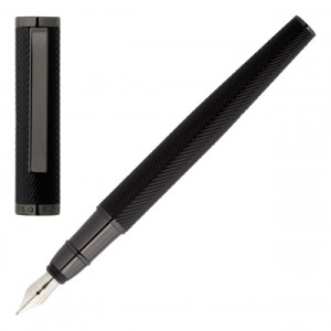 Fountain pen Formation Herringbone Chrome - Reklamnepredmety