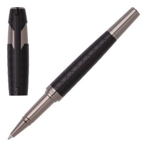 Rollerball pen Chevron Black - Reklamnepredmety