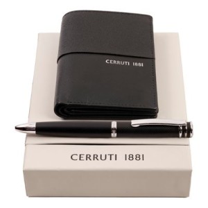 Set CERRUTI 1881 (ballpoint pen & card holder) - Reklamnepredmety
