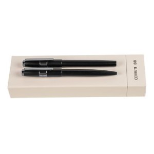 Set Block Black (ballpoint pen & fountain pen) - Reklamnepredmety