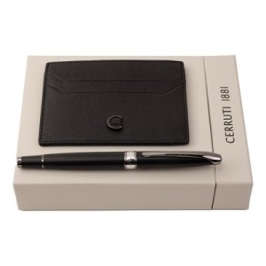 Set CERRUTI 1881 (rollerball pen & card holder) - Reklamnepredmety