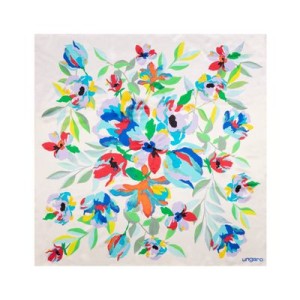 Silk scarf Paola Off-white - Reklamnepredmety