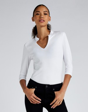 Top with stand-up collar and 3/4 sleeves - Reklamnepredmety