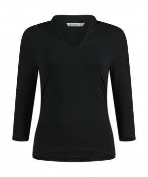 Top with stand-up collar and 3/4 sleeves - Reklamnepredmety