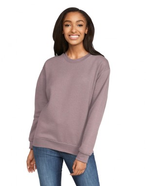 Fleece sweatshirt with round neck - Reklamnepredmety