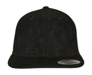 Snapback cap with the look of suede leather - Reklamnepredmety
