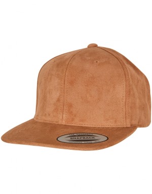 Snapback cap with the look of suede leather - Reklamnepredmety