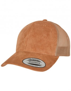 Trucker cap with suede leather look - Reklamnepredmety