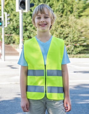 Aalborg zipped safety vest for children - Reklamnepredmety