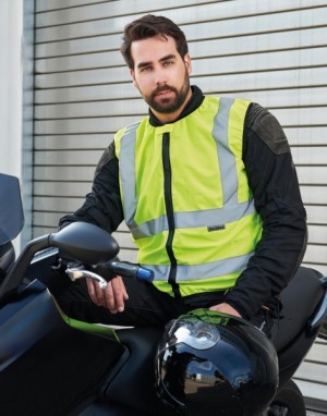 Highly reflective motorcycle vest Schleiz - Reklamnepredmety