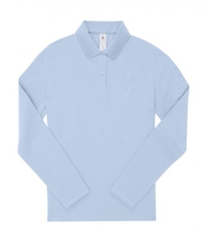 Women's long sleeve polo shirt My Polo 180 LS - Reklamnepredmety