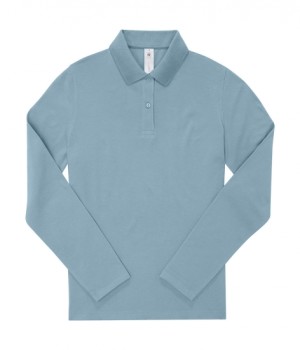 Women's long sleeve polo shirt My Polo 210 - Reklamnepredmety