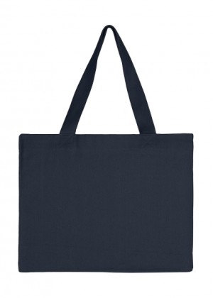 Wide canvas shopping bag with fold LH - Reklamnepredmety