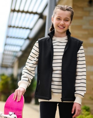 Children's softshell vest Ablaze - Reklamnepredmety