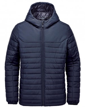 Nautilus men's quilted jacket with hood - Reklamnepredmety