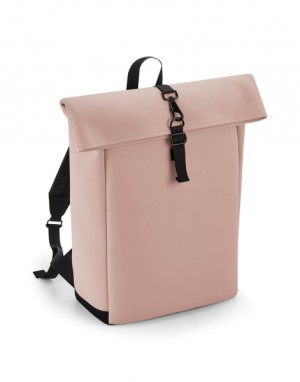 Frosted PU Backpack Rolltop - Reklamnepredmety