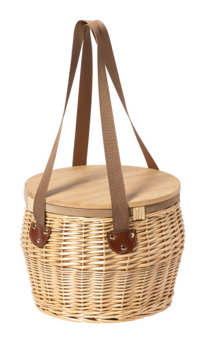 Bubu wicker picnic basket - Reklamnepredmety