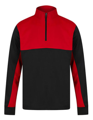 Adult tracksuit top with 1/4 zip - Reklamnepredmety