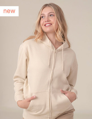 Unisex zip hoodie with hood Fuji - Reklamnepredmety