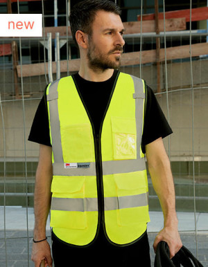 Premium multifunctional safety vest Executive Munich - Reklamnepredmety