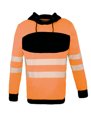 Workwear with hood and printing area EOS Hi-Vis - Reklamnepredmety