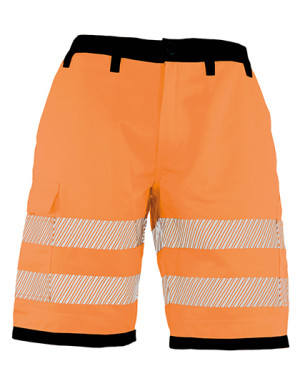 EOS Hi-Vis work shorts with print area - Reklamnepredmety