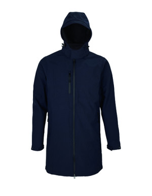 Men's long softshell coat Achille - Reklamnepredmety