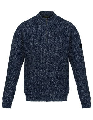 Knitted sweater Solomon with zipper - Reklamnepredmety