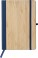 Linkovaný zápisník A5 s přední stranou z bambusu - B4005502PK2 - variant Gi B4005502PK2