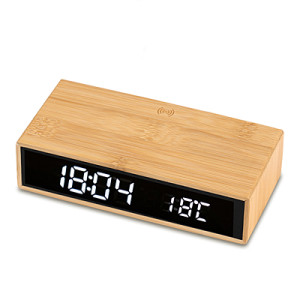 CONTI wireless charger with clock - Reklamnepredmety