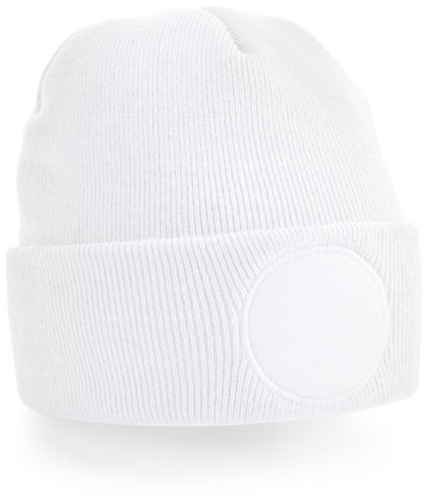 Circular Patch Beanie B 446