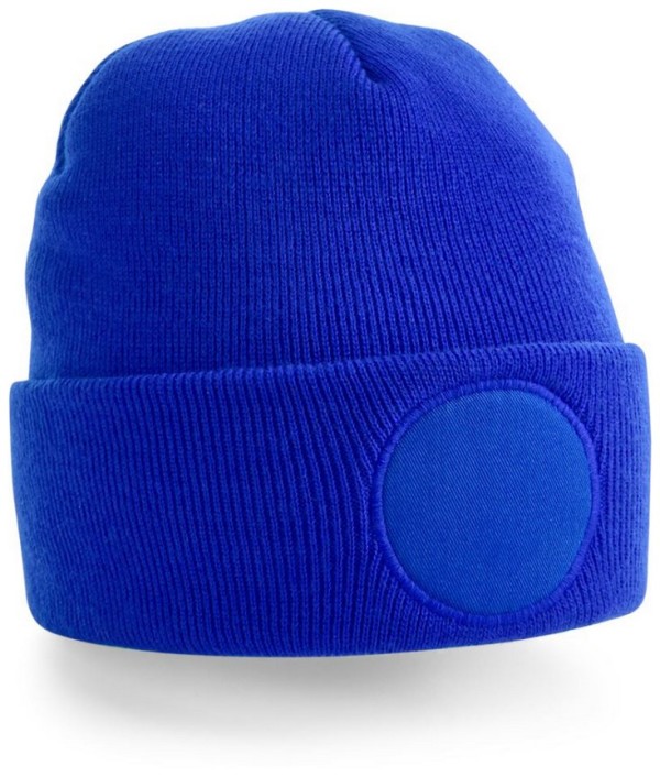 Circular Patch Beanie B 446