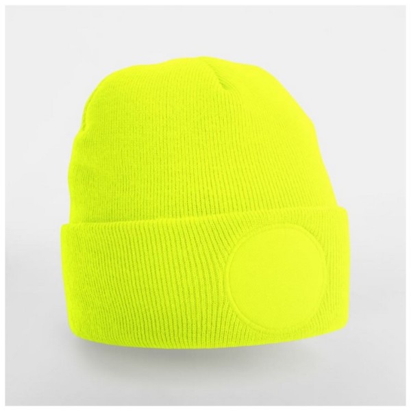 Circular Patch Beanie B 446