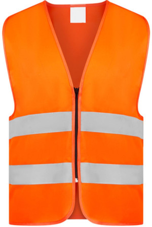 Safety vest with zipper - Reklamnepredmety