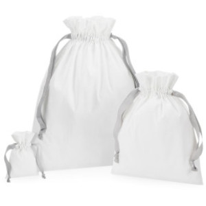 Cotton bag with gift ribbon - Reklamnepredmety