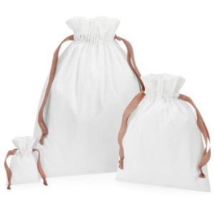 Cotton bag with gift ribbon - Reklamnepredmety