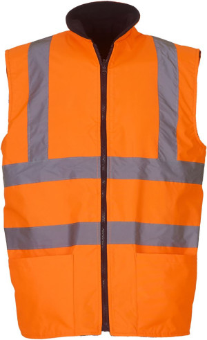 Hi-Vis Reversible Fleece Vest - Reklamnepredmety