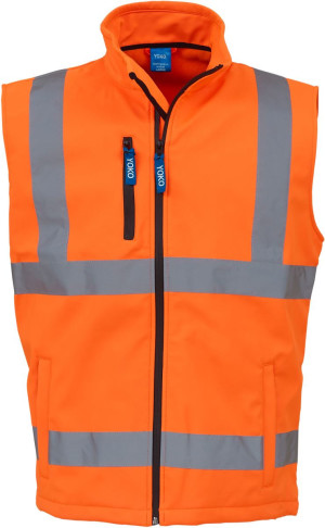 Softshell vest Hi-Vis Yoko/HVK006 - Reklamnepredmety