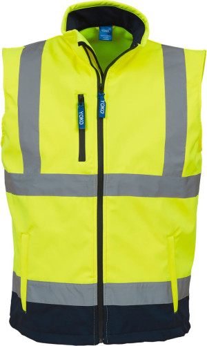 Softshell vest Hi-Vis Yoko/HVK006 - Reklamnepredmety