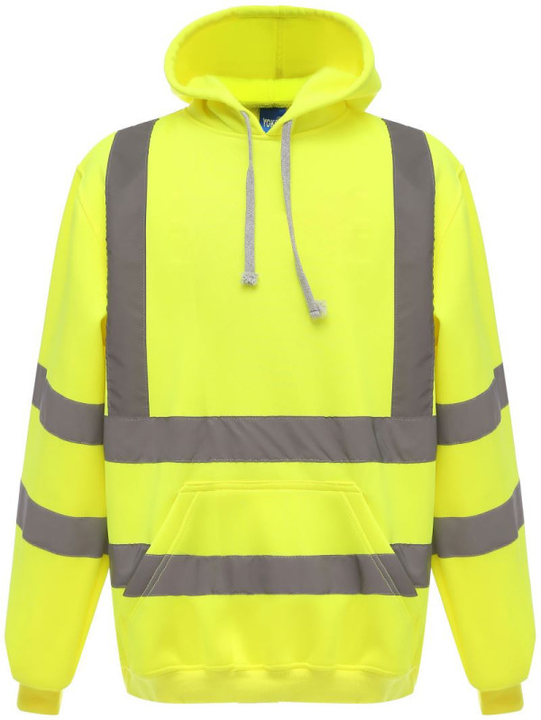 Sweatshirt with a hood Hi-Vis Yoko | HVK05