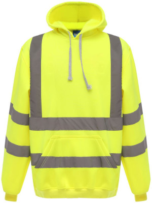 Sweatshirt with a hood Hi-Vis Yoko | HVK05 - Reklamnepredmety