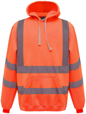 Sweatshirt with a hood Hi-Vis Yoko | HVK05 - Reklamnepredmety