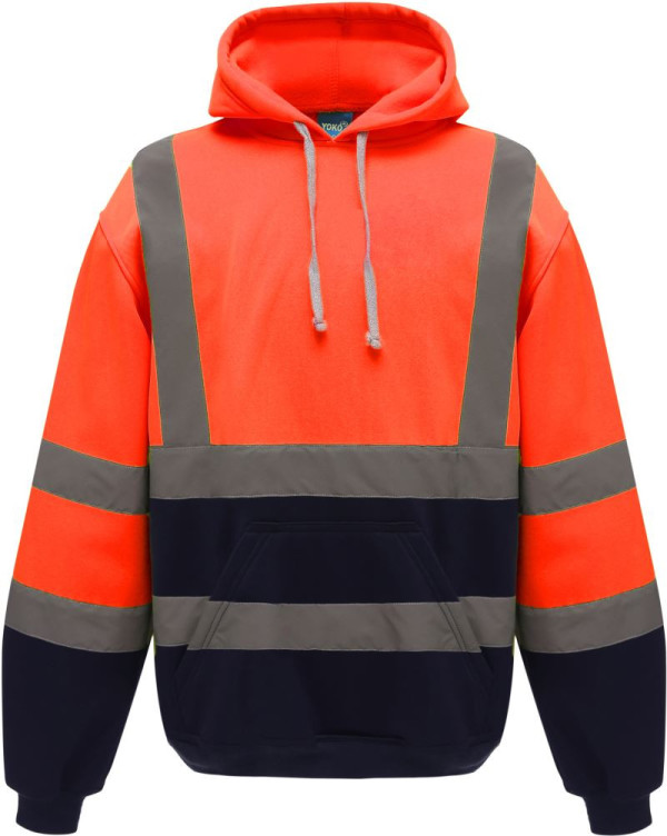 Sweatshirt with a hood Hi-Vis Yoko | HVK05