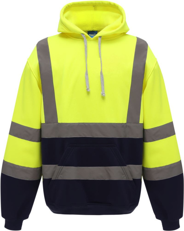 Sweatshirt with a hood Hi-Vis Yoko | HVK05