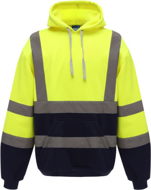 Sweatshirt with a hood Hi-Vis Yoko | HVK05 - Reklamnepredmety