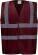 Hi-Vis safety vest Yoko | HVW100 - ps-79w100-yoko-hvw-100-maroon-front-202010b0-d124-4cba-8518-ce8f2fb2be48-web - variant 