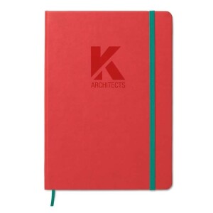 A5 PU Leather Hardcover Notebook with Custom Printed Pages - Reklamnepredmety