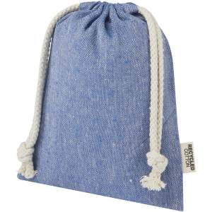Pheebs gift bag made of recycled cotton 150 g/m² GRS small 0,5 l - Reklamnepredmety