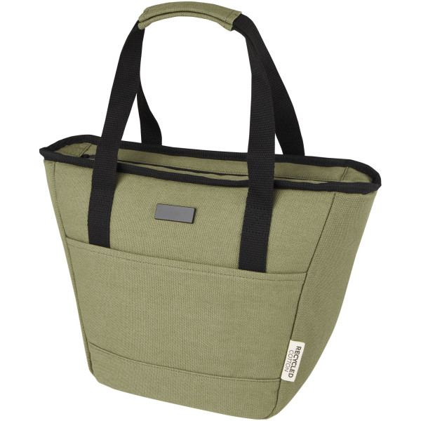 Canvas snack cooler bag Joey for 9 cans made of recycled GRS canvas, volume 6 l